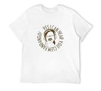 Men's Toast of London T Shirt Clem Fandango Circle Cult Comedy It Crowd Tee White M