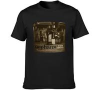 Men's Tom Waits Orphans Brawlers and T Shirt Print Tees T Shirt O Neck Manches Courtes(X-Large)