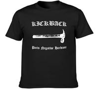 Men's Too Kickback Shirt Paris Negative Hardcore Hammer Violence Nietzsche Hatred Not Your O Neck T Black XL