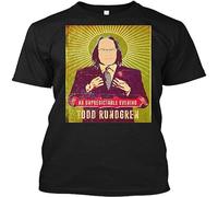 Men's Top Salling Poster Todd Artwork Rundgren an Unpredictable 17 Tee T-Shirt Black S