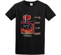 Men's Toto Kingdom of Desire T-Shirt Print Tees Short Sleeve O Neck T-Shirts à Manches Courtes(Large)