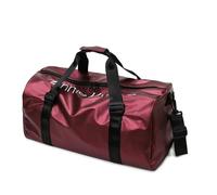 Men's Travel Bags Fitness Sport Short-Distance Dry and Wet Separation Training Hand Luggage Women's Storage Bag(Wine Red)