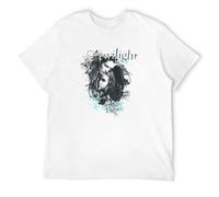 Men's Twilight Bella Edward White T Shirt New Movie Merch Fashion Tee Shirt White S