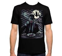 Men's Twin Peaks Agent Cooper T-Shirt David Lynch 100% Cotton Black M