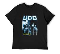 Men's U.D.O. Animal House Heavy Metal Udo Saxon Accept Running Wild T-Shirts Black L