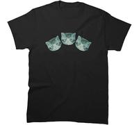 Mens Ugly Sleeve Kitties Cotton Boris Tee Pavlikovsky Graphic Birthday Unisex T-Shirt for Friends Mothers Day Multicolor(Large)