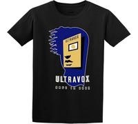 Men's Ultravox Rage in Eden Tshirt Print Tees Short Sleeve O Neck Black S