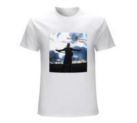 Men's Unisex Soft Cotton Ritchie Blackmore'S Rainbow T-Shirts White M