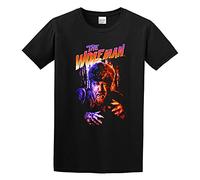 Men's Universal Monsters New Wolfman Lon Chaney Graphic Tee Printed Top Shirt Mens T-Shirts Black 3XL