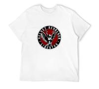 Men's Velvet Revolver Circle Black Metal Rockabilia T-Shirts White 3XL