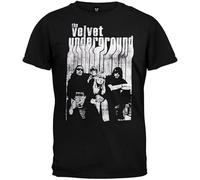 Men's Velvet Underground Band with Nico Fitted T Shirt Black XXL