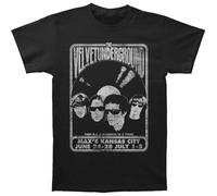 Men's Velvet Underground Velvet Vinyl Slim Fit T-shirtBlackS
