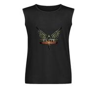 Men's Vest Tank Elite Dangerous ENS Men's Sleeveless T Shirt Casual Tops Clothing Black XXL