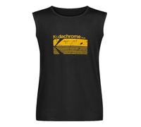 Men's Vest Tank Kodachrome Film Kodak Distressed Retro Vintage Photography T13 Men's Sleeveless T Shirt Casual Tops Clothing