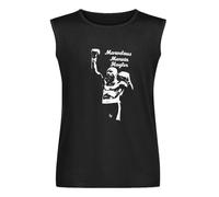 Men's Vest Tank Marvelo Marvin Hagler Boxing Legend Training Gym Men's Sleeveless T Shirt Casual Tops Clothing Black L