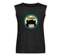 Men's Vest Tank Nadja What We Do in The Shadows As Daria Sick Sad World Style Men's Sleeveless T Shirt Casual Tops Clothing Black XL