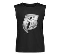 Men's Vest Tank Ruff Ryders Rap Hip Hop Group Music Logo Men's Sleeveless T Shirt Casual Tops Clothing Black XXL