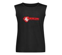 Men's Vest TankBelarus Pogonya White Red White Flag 2 Men's Basic Short Sleeve T-Shirt Novelty R299 Tees Men's Sleeveless T Shirt Casual Tops Clothing Black M