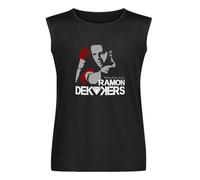 Men's Vest TankDesignThe Diamond Ramon Dekkers Muaythai Fighter Tee Shirt for Men Outfit T Shirts Harajuku Hiphop Tops Men's Sleeveless T Shirt Casual Tops Clothing Black XXL