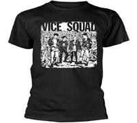 Men's Vice Squad Last Rockers T Shirt Black M