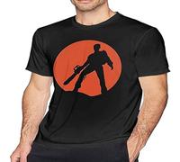 Mens Vintage Ash Vs The Evil Dead Tees Retro Tees Shirt Black M