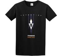 Men's VNV Nation Burning Empires T-Shirt Print Tees Short Sleeve O Neck Size XL
