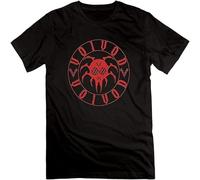 Mens Voivod Cool Logo War and Pain Tour 2016 Short Slev Tee Tshirt Hemden(Large)