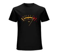 Mens Vu Meter T Shirt Standard Volume Unit Indicator Svi Novelty Graph Tee Black 3XL