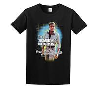 Men's We Can Rebuild Him We Have The Technology. The Six Million Dollar Man Graphic Tee Funny Shirt S T-Shirts Black M