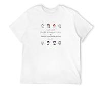 Men's Wes Anderson'S Movie Characters Mens Men T-Shirts White XL