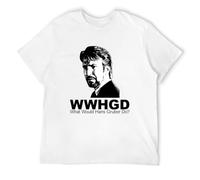 Men's What Would Hans Gruber Do Die Hard T T Shirt T-Shirts White M