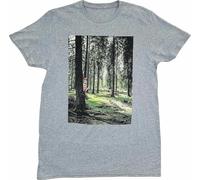 Men's Where's Waldo in The Woods Retro Vintage Graphic T-Shirt 80s 90s Tee New Grey Hemden(X-Large)