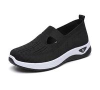 Men's Wide Toe Slip-on Walk Shoes - Breathable Mesh Cush | Wide toe slip-on walking shoes, breathable mesh upper, cushioned MD sole, lightweight casual trainers for daily comfort