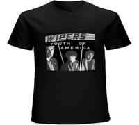 Men's Wipers T Shirt Youth of America Casual Retro Comfortable Vintage Gift Tees Black XXL