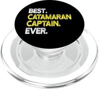 Mens & Womens Best Catamaran Captain Ever Boat Lover PopSockets PopGrip pour MagSafe