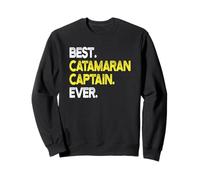Mens & Womens Best Catamaran Captain Ever Boat Lover Sweatshirt