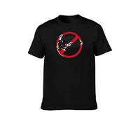 Men's/Women's Black Pure Cotton Crew Neck Tee Featuring Bold 'Never Surrender' Slogan Design, Soft & Durable XL