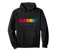 Men's Women's Colorful Madrid Spain Novelty Graphic Design Sweat à Capuche
