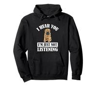 Mens Womens Cute Hear You Not Listening Shar Pei Dog Lover Sweat à Capuche