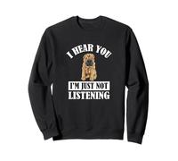 Mens Womens Cute Hear You Not Listening Shar Pei Dog Lover Sweatshirt