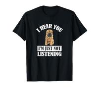 Mens Womens Cute Hear You Not Listening Shar Pei Dog Lover T-Shirt