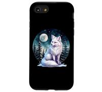 Mens Womens Cute Winter Snow White Arctic Fox Lover Coque pour iPhone SE (2020) / 7 / 8