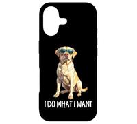 Mens Womens Funny Do What I Want Yellow Lab Dog Lover Coque pour iPhone 17