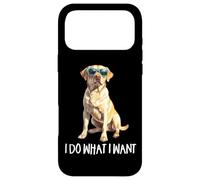 Mens Womens Funny Do What I Want Yellow Lab Dog Lover Coque pour iPhone 17 Pro Max