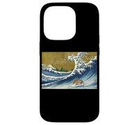 Mens Womens Funny Retro Vintage Surfing Wave Armadillo Lover Coque pour iPhone 14 Pro