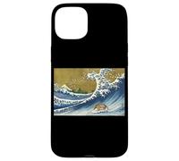Mens Womens Funny Retro Vintage Surfing Wave Armadillo Lover Coque pour iPhone 15 Plus