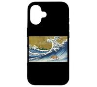 Mens Womens Funny Retro Vintage Surfing Wave Armadillo Lover Coque pour iPhone 16