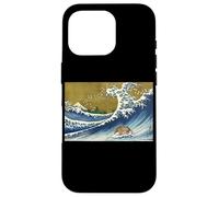 Mens Womens Funny Retro Vintage Surfing Wave Armadillo Lover Coque pour iPhone 16 Pro