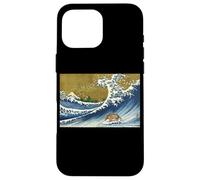 Mens Womens Funny Retro Vintage Surfing Wave Armadillo Lover Coque pour iPhone 16 Pro Max