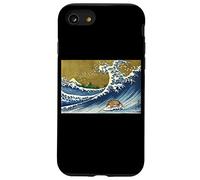 Mens Womens Funny Retro Vintage Surfing Wave Armadillo Lover Coque pour iPhone SE (2020) / 7/8